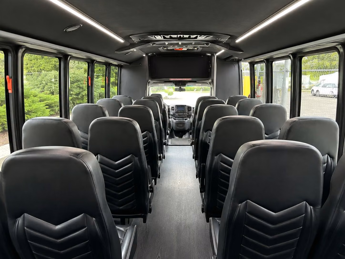 15 passenger minibus inside