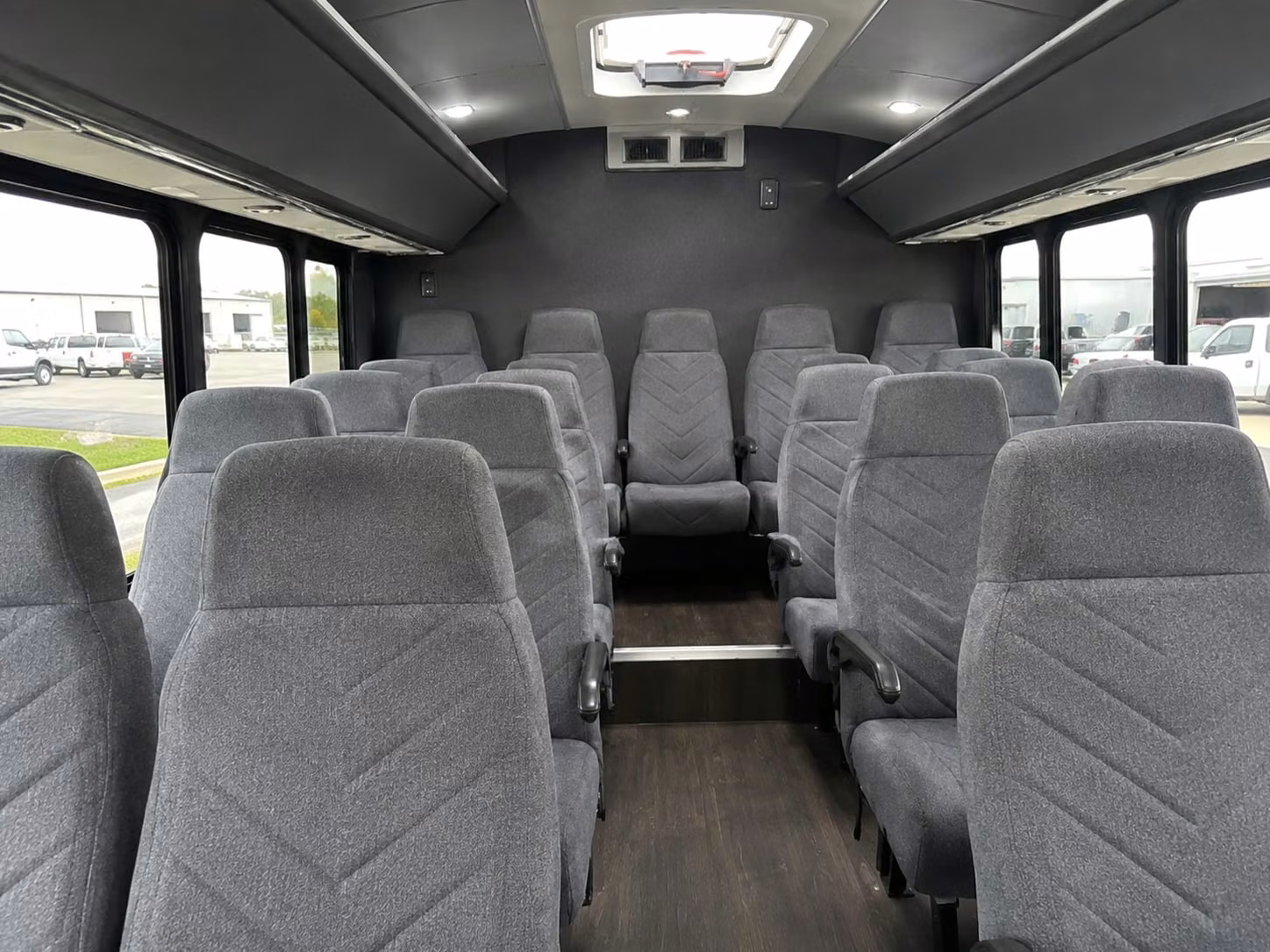 20 passenger minibus interior