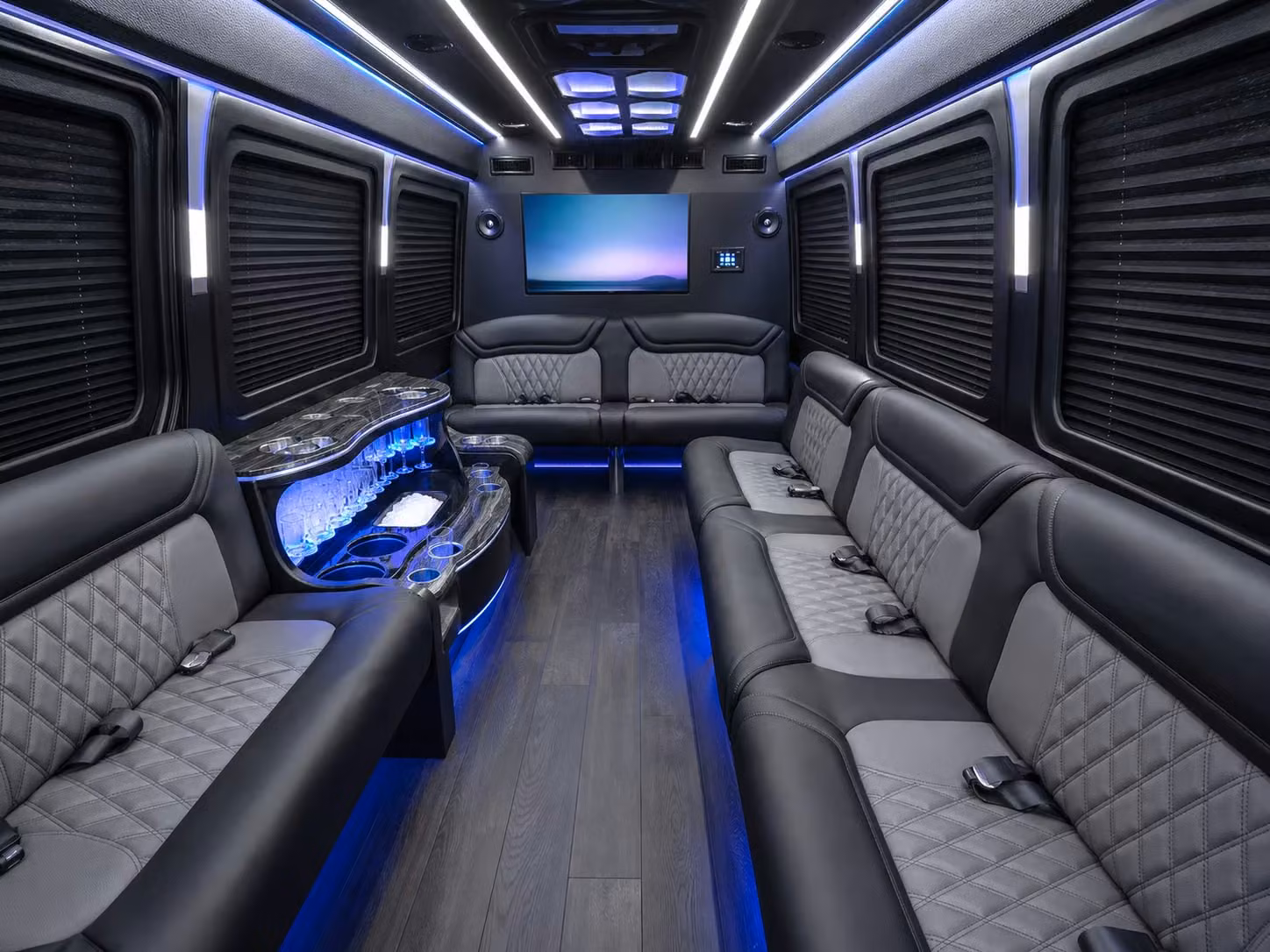 leander sprinter van rental with driver