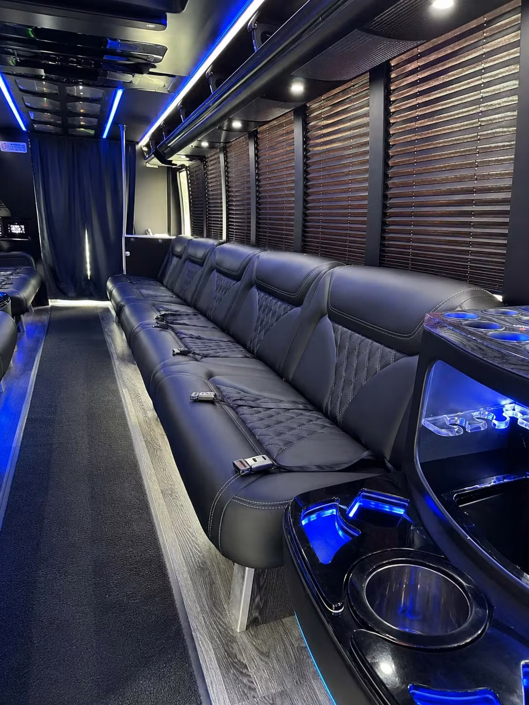 prom party bus rentals for leander groups headed to austin